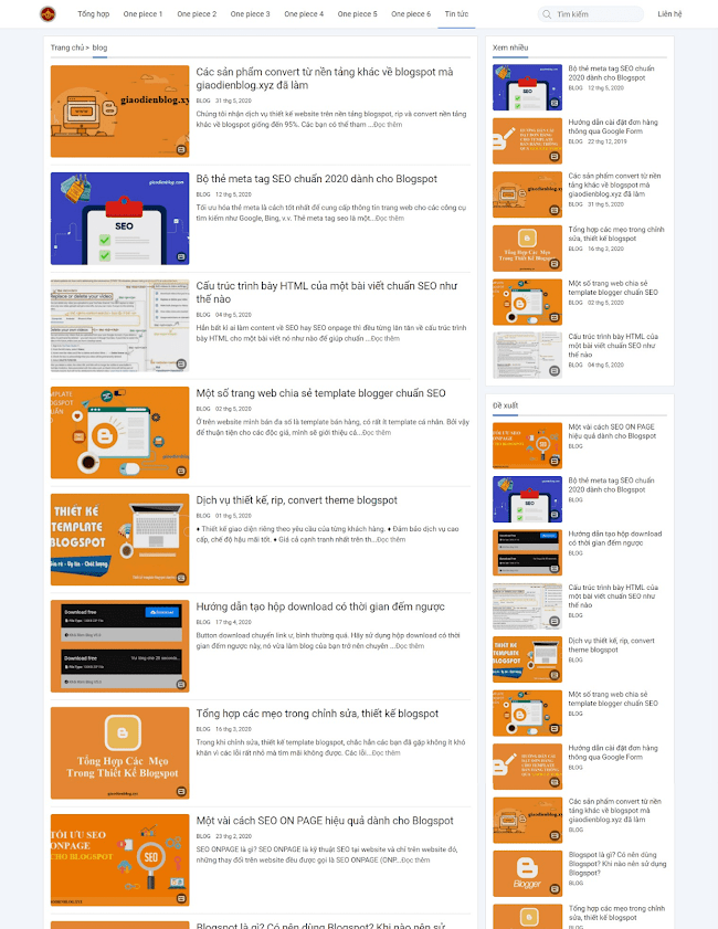 Giao diện web thư viện ảnh 1